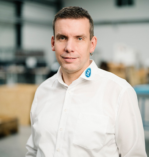 Mitarbeiter Björn von DRD in Frontalansicht